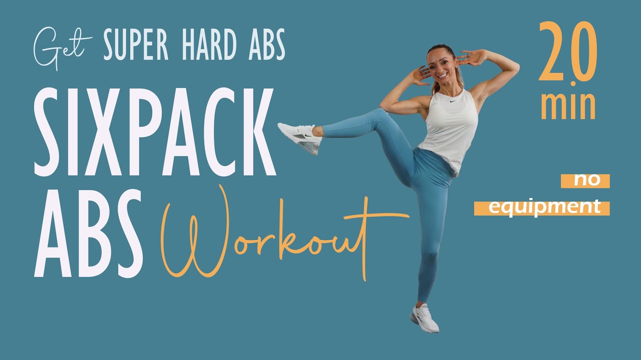 20 MIN SIXPACK ABS WORKOUT / get super hard abs / no equipment | Katja Seifried