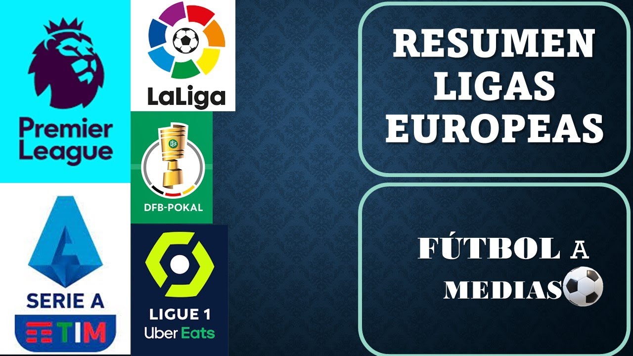 RESUMEN TOP 4 LIGAS EUROPEAS- RESULTADOS Y POSICIONES, PREMIER LEAGUE, LA LIGA, SERIE A Y POKAL