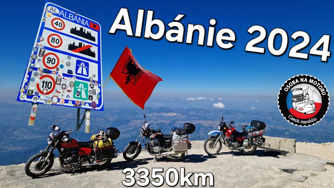 Jawou napříč Albánií 2024 🇨🇿 🇦🇱 - Osoba na motoru