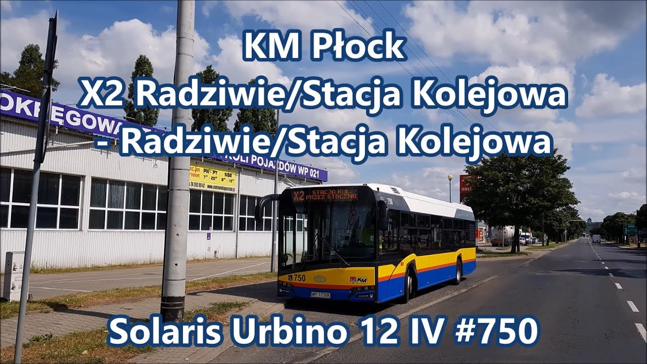 KM Płock - linia X2, Solaris Urbino 12 IV #750