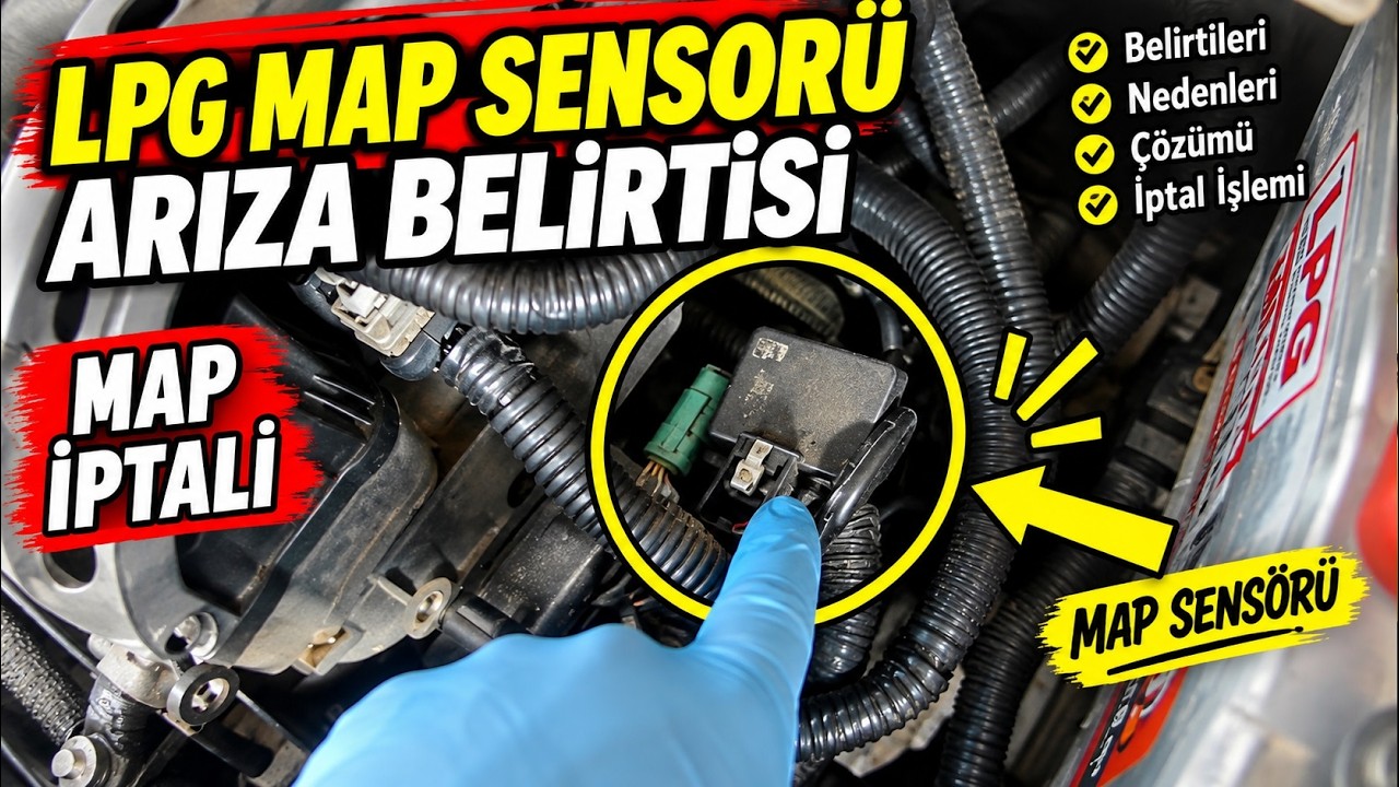 LPG Map Sensörü Arıza Belirtileri Nelerdir? LPG Map Sensörü İptal Edilirse Ne Olur