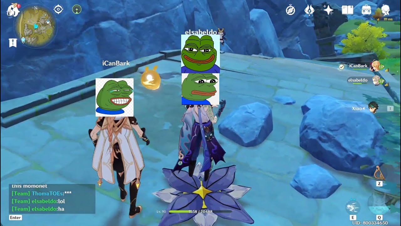 when xiao, albedo and aether in coop together