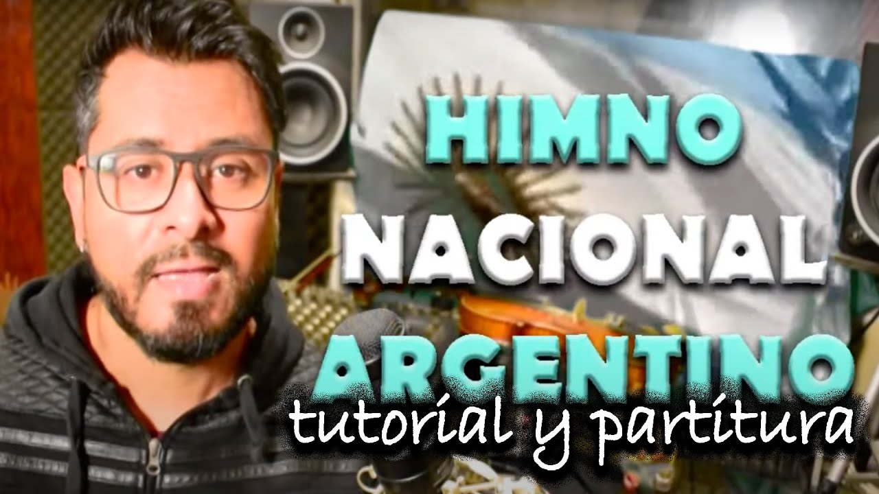 PARTITURA  HIMNO NACIONAL ARGENTINO COMO TOCAR PARTITURA VIOLIN TUTORIAL VIOLIN