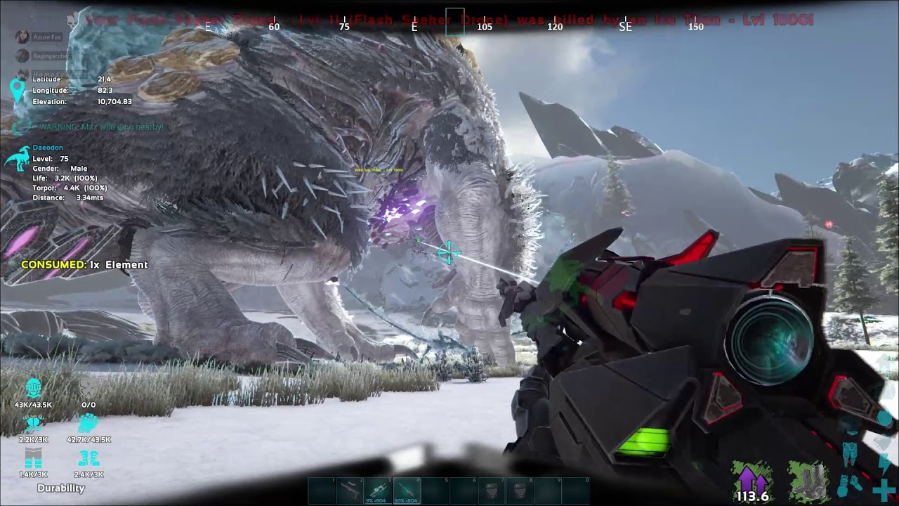 Taming the Ice Titan and Raiding with it!