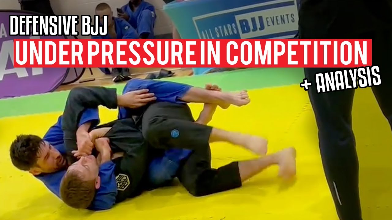 Defensive BJJ under pressure in brown belt competition (+analysis)