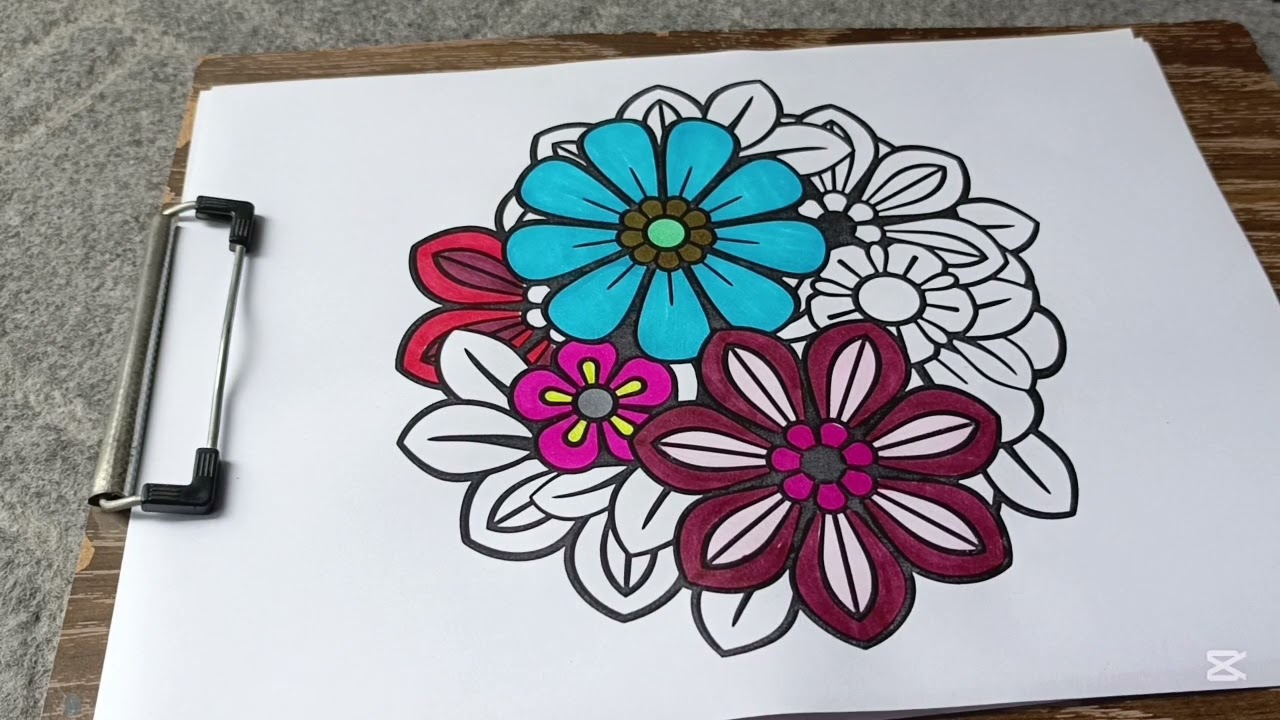 Relaxing Mandala Coloring | Watch the Design Come to Life 🎨✨ (So Satisfying!)