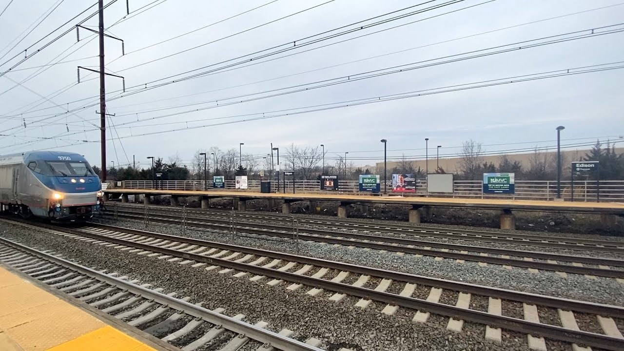 Amtrak HHP8 Test Train, MOW & More US Passenger Traffic