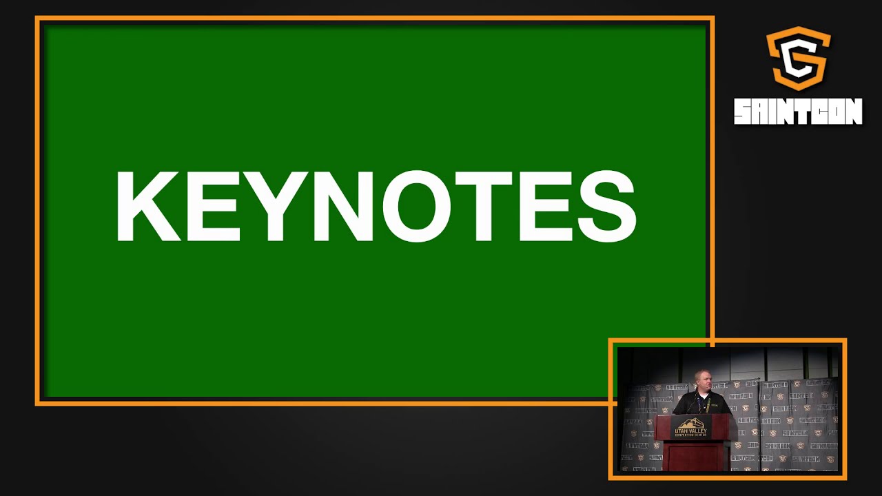 SAINTCON 2018 - Troy Jessup - Conference Opener and Keynotes