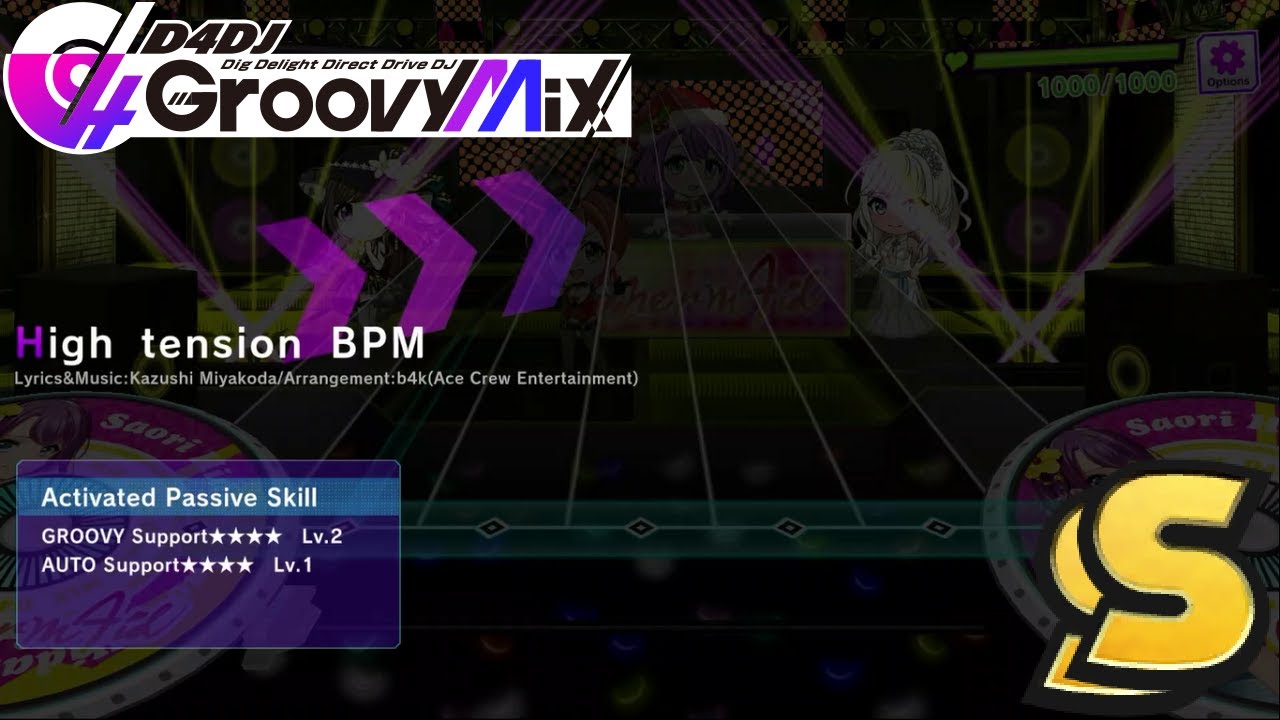 D4DJ Groovy Mix - High tension BPM (Expert / SS-Rank, Great Full Combo)