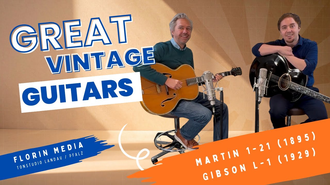 Martin 1-21 (1895) & Gibson L-1 (1929) | Great Vintage Guitars