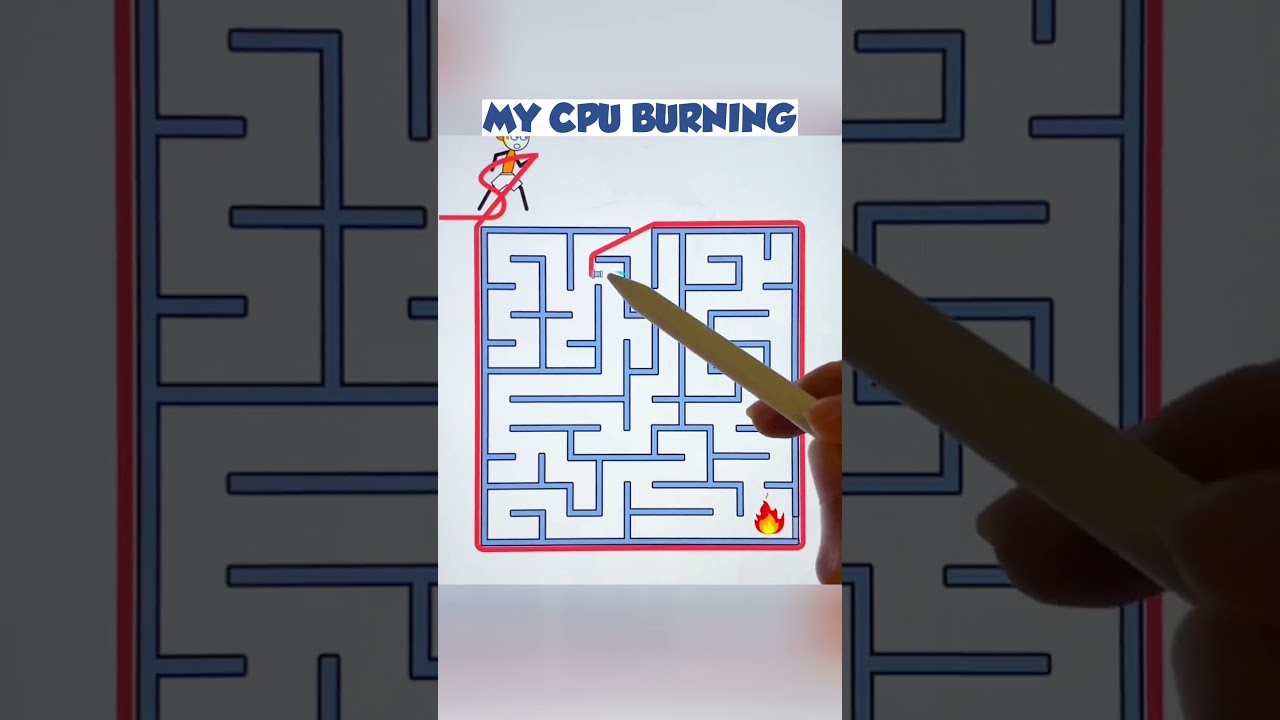 Fire in the maze