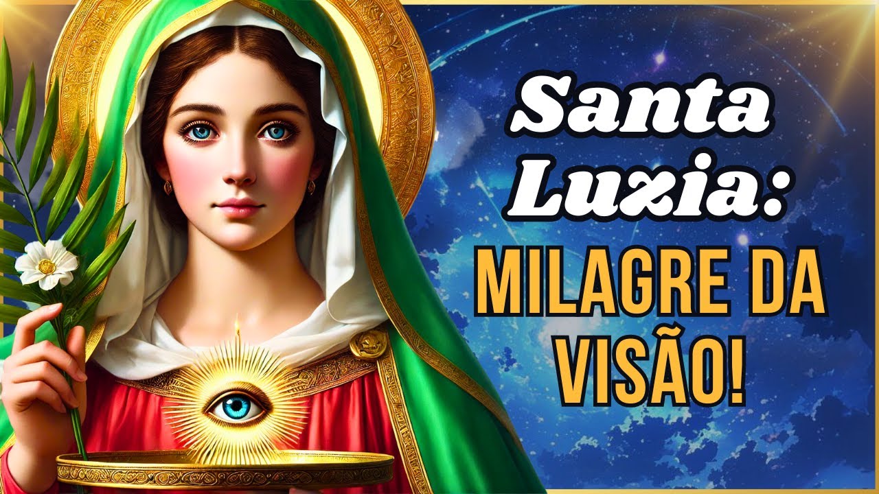 Santa Luzia: Guardiã da Visão, Orações que Iluminam!  👀🌟