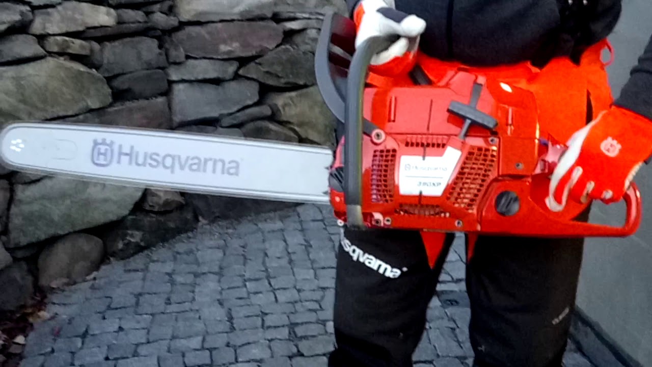 Chain saw Husqvarna 390XP TEST!!! The BIG CHAINSAW!!!