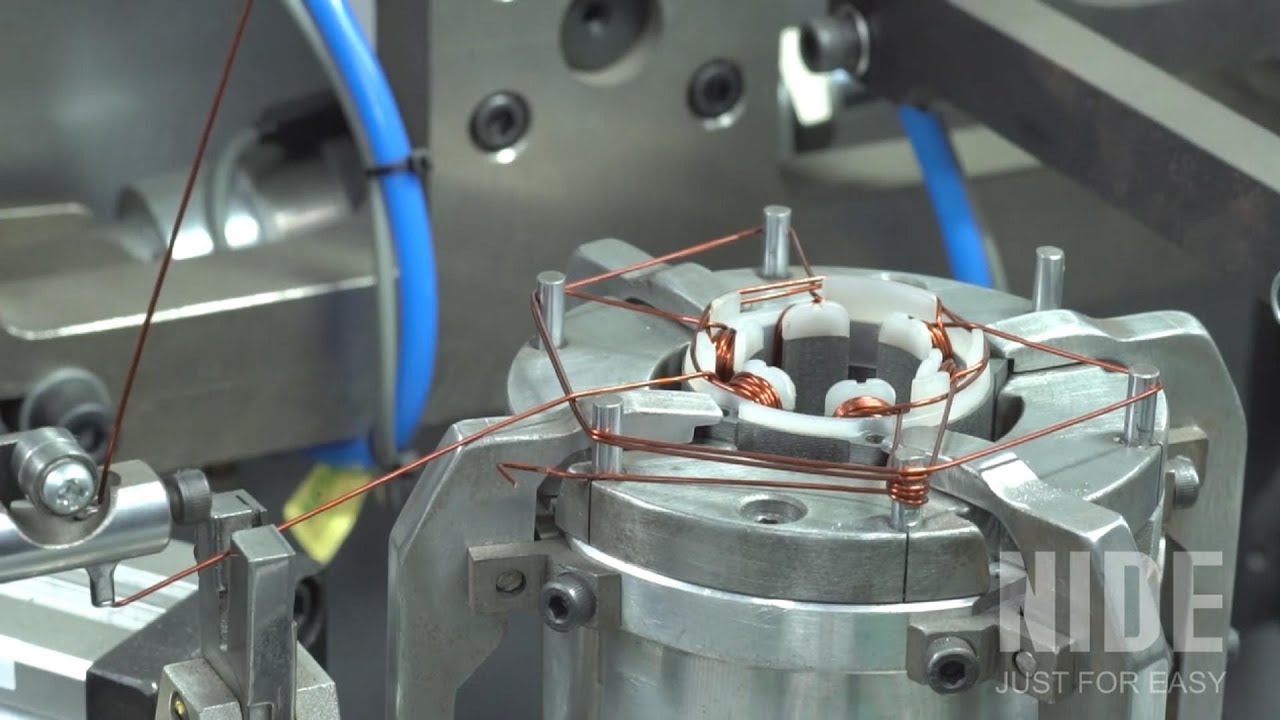 BLDC stator manufacturing needle coil winding machine for in slot stator