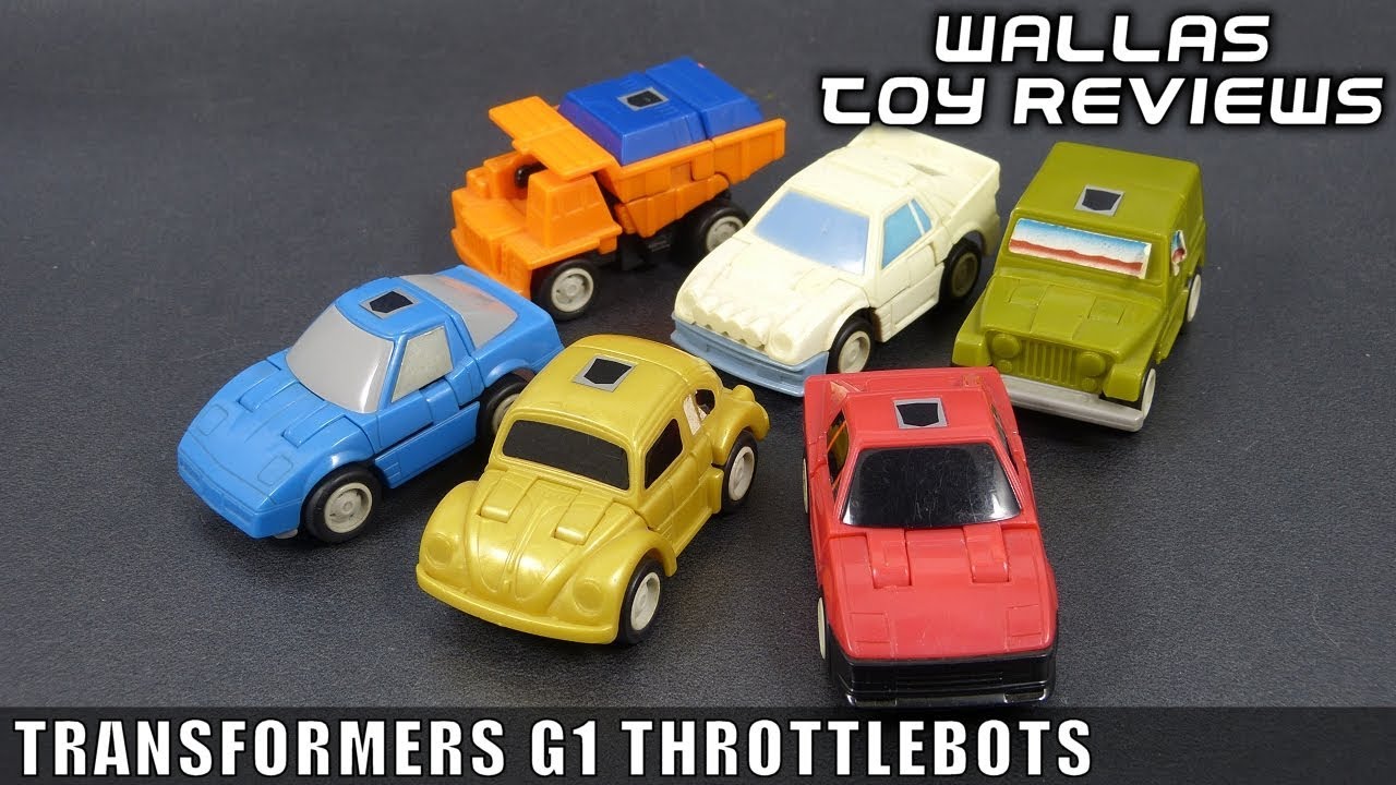 Retro Toy Review - Transformers Generation 1 THROTTLEBOTS
