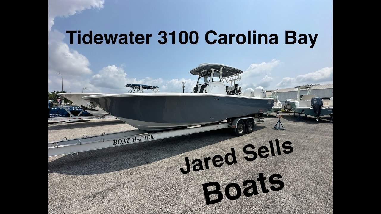 Worlds Largest Bay Boat! Tidewater 3100 Carolina Bay | Yamaha 350hp engines