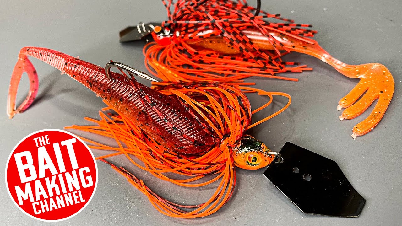 Making CUSTOM Unique Chatterbait Trailers!