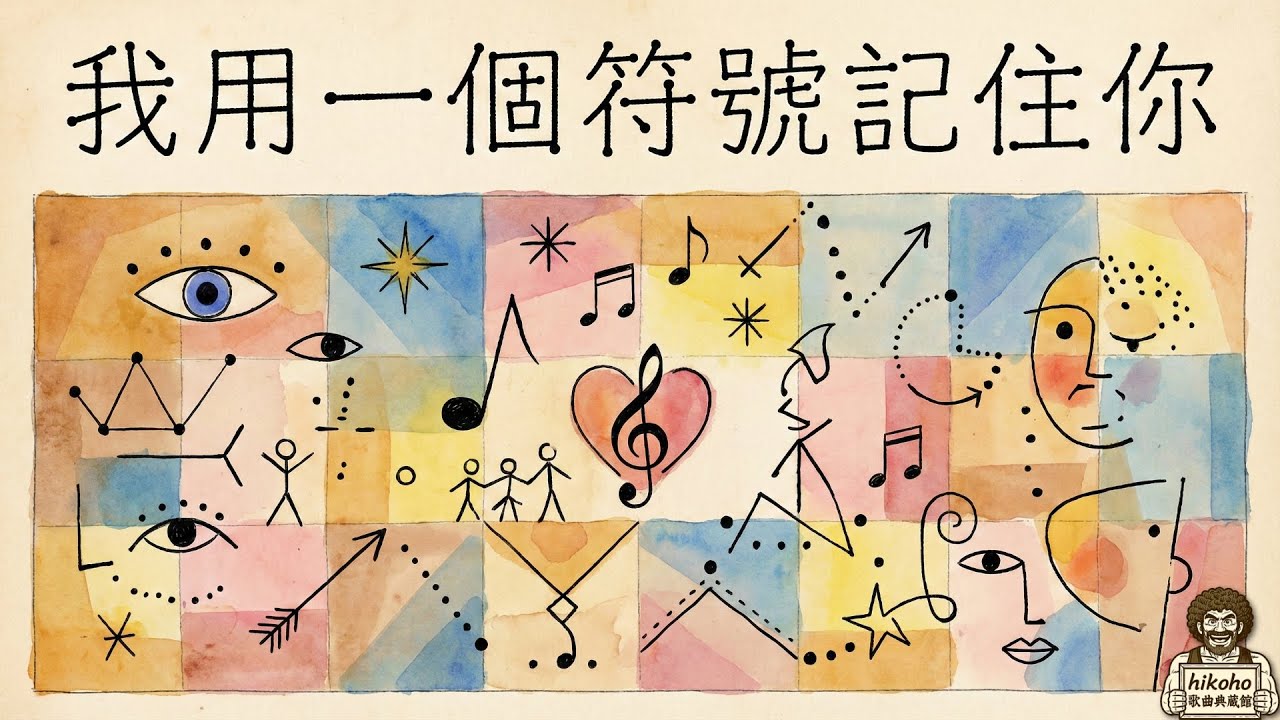 我用一個符號記住你｜克利 Official Lyric Video｜hikoho歌曲典藏館#321 《視線的盡頭是光》一張以畫家為主題的音樂概念專輯