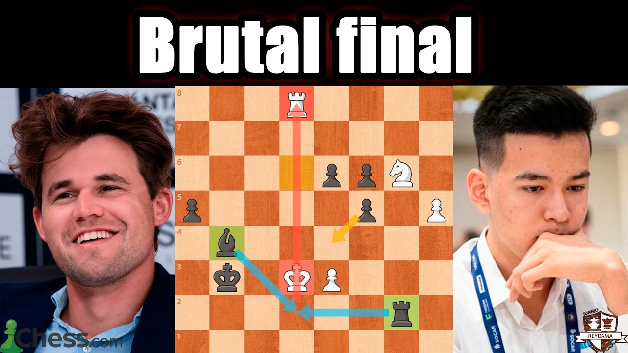 Carlsen vs Abdusattorov, Brutal FINAL del Mundial de Ajedrez Blitz 2025! Ronda 1