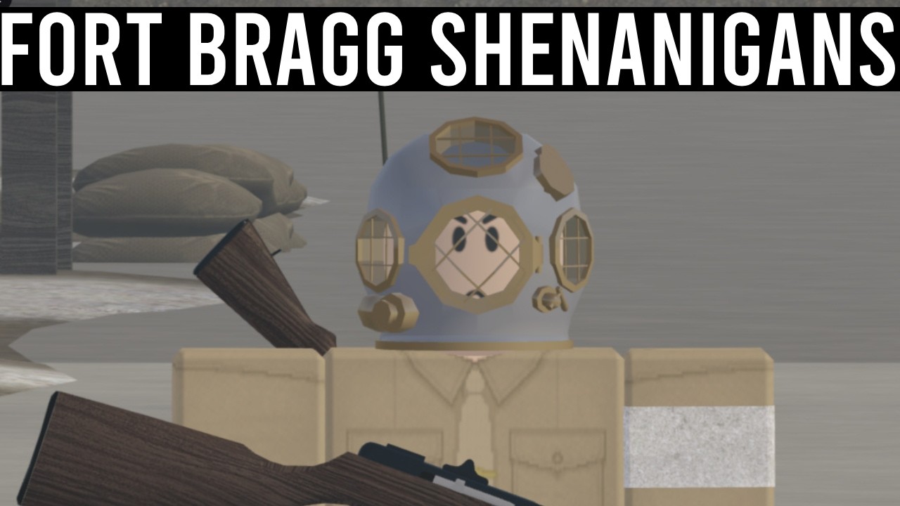 Ep 28: Fort Bragg Shenanigans! (ROBLOX ARMY SERIES, USM 1940s)