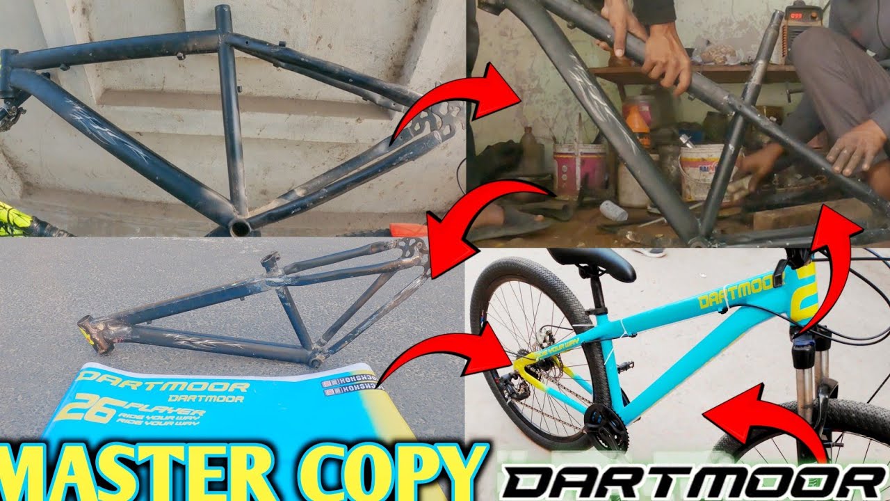 How to make custome dart frame for stunt || Masum Mahbub || #cycle #mtb #coustum