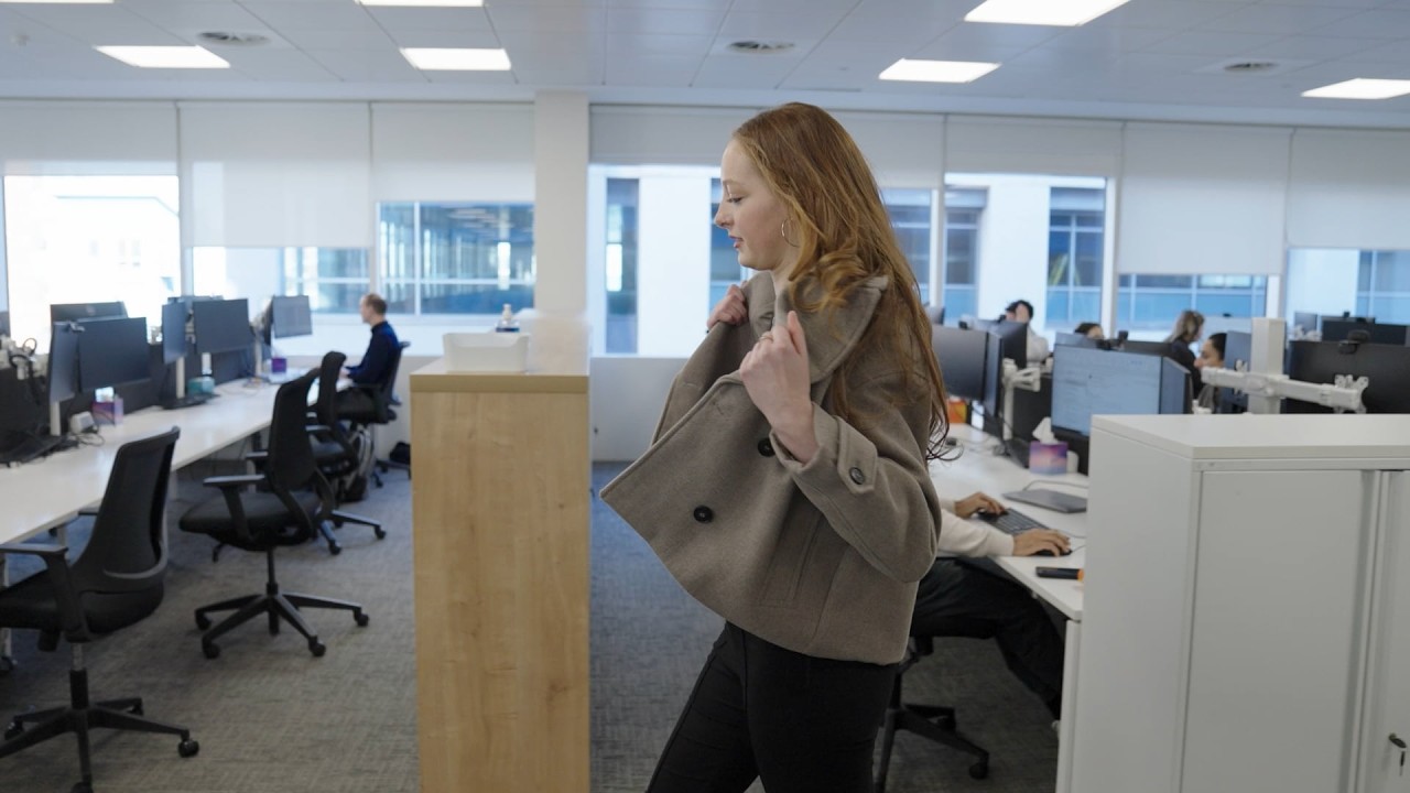 Meet Amy: taking the leap from college into a corporate law firm.