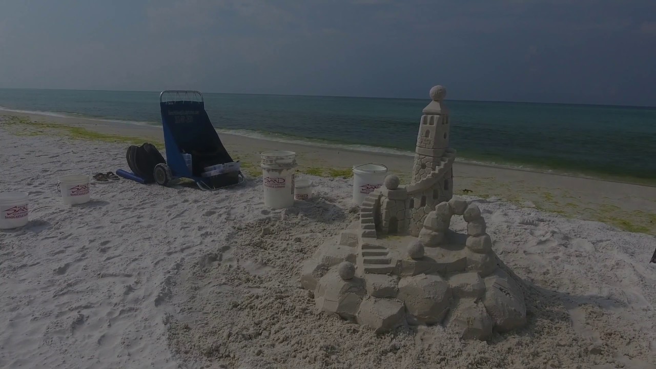 30A Florida Sand Castle Time Lapse