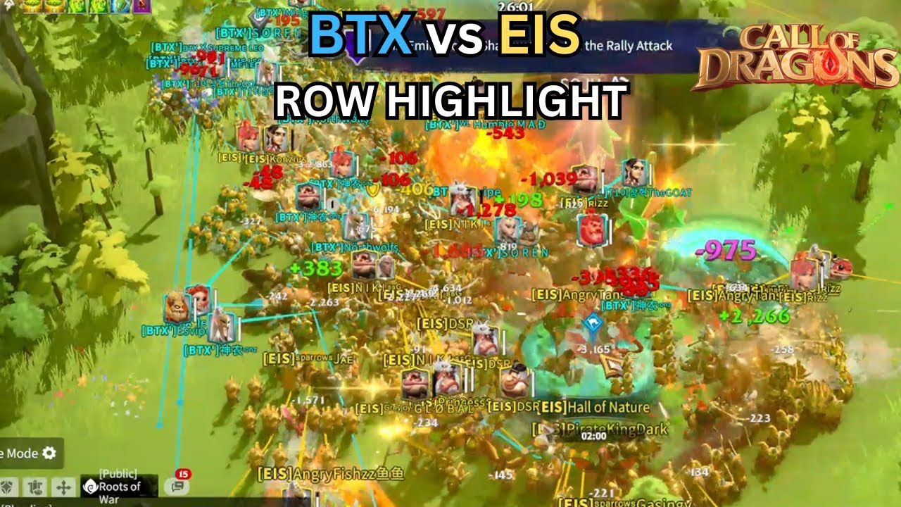 BTX vs EIS ROW HIGHLIGHT