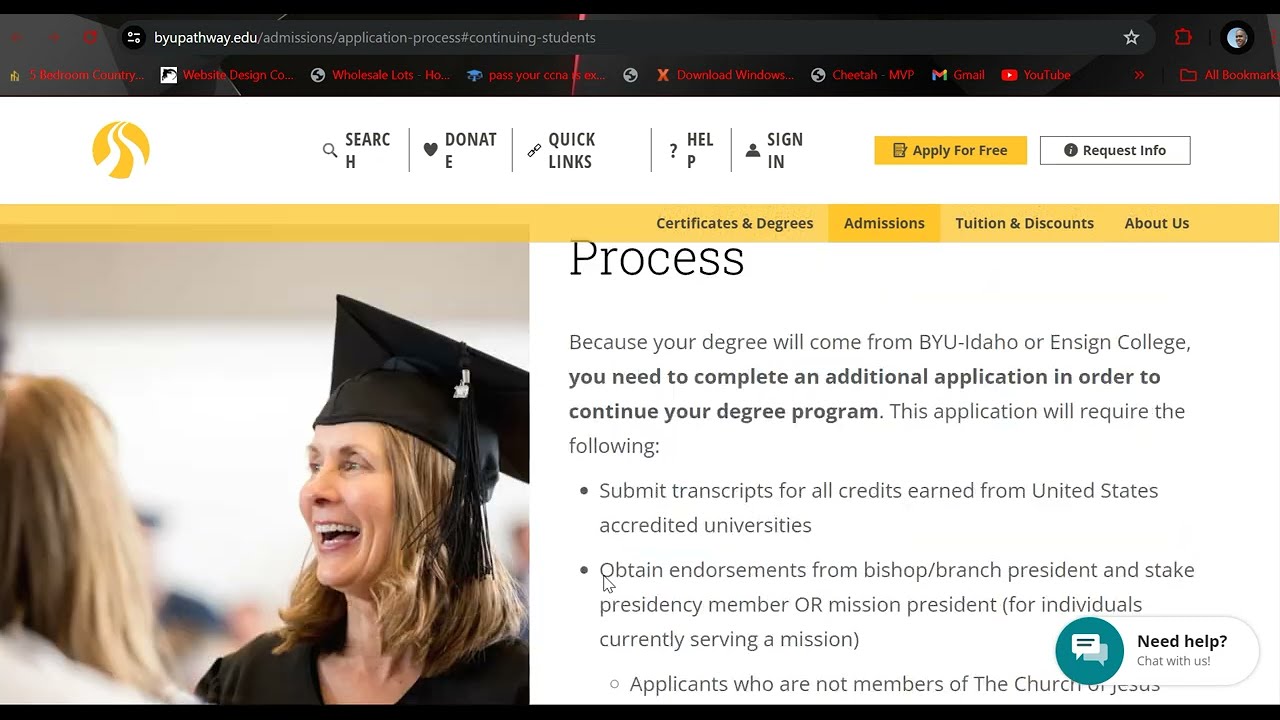 Endorsement process of BYU