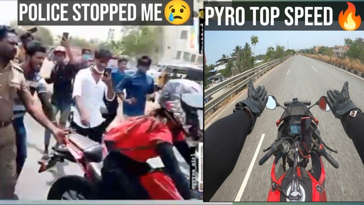 Meet up vlog💥| police stopped us😢| pyro top speed check🔥| pyrosgirl❤️|#pyrosquad
