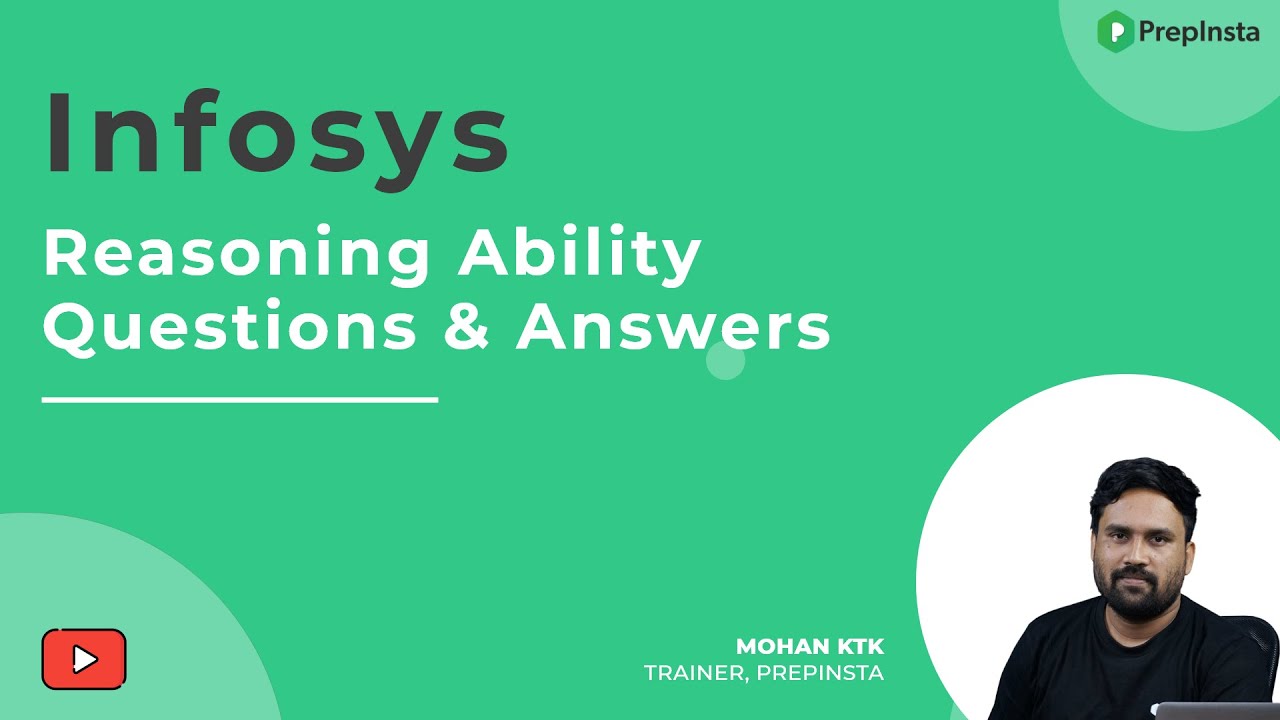 Infosys Reasoning Ability Questions and Answers