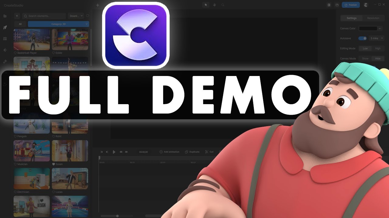 [FULL DEMO] Create Studio Demo | Create Studio Tutorial | Learn to Use CreateStudio 3.0