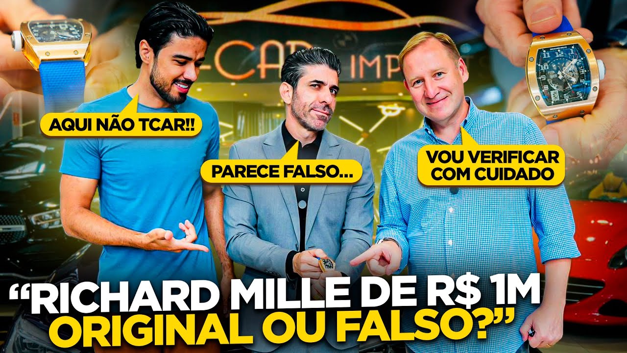 RICHARD MILLE DO TASSIO É FALSO??? ELE VEIO NA TCAR...