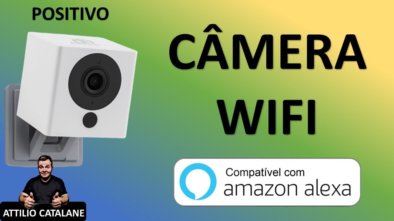 Positivo Câmera Wifi – Monitoramento em tempo real de onde estiver – Compatível Alexa