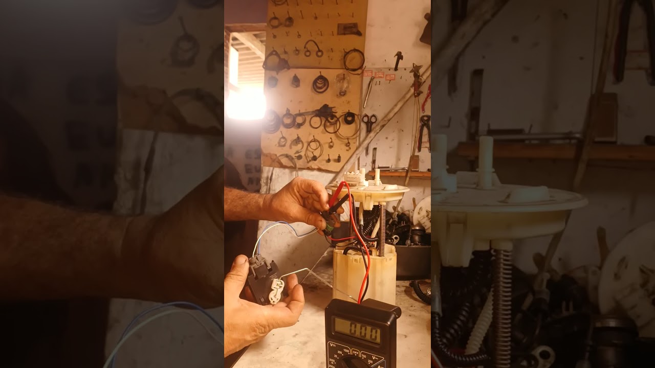 Teste da boia de combustivel