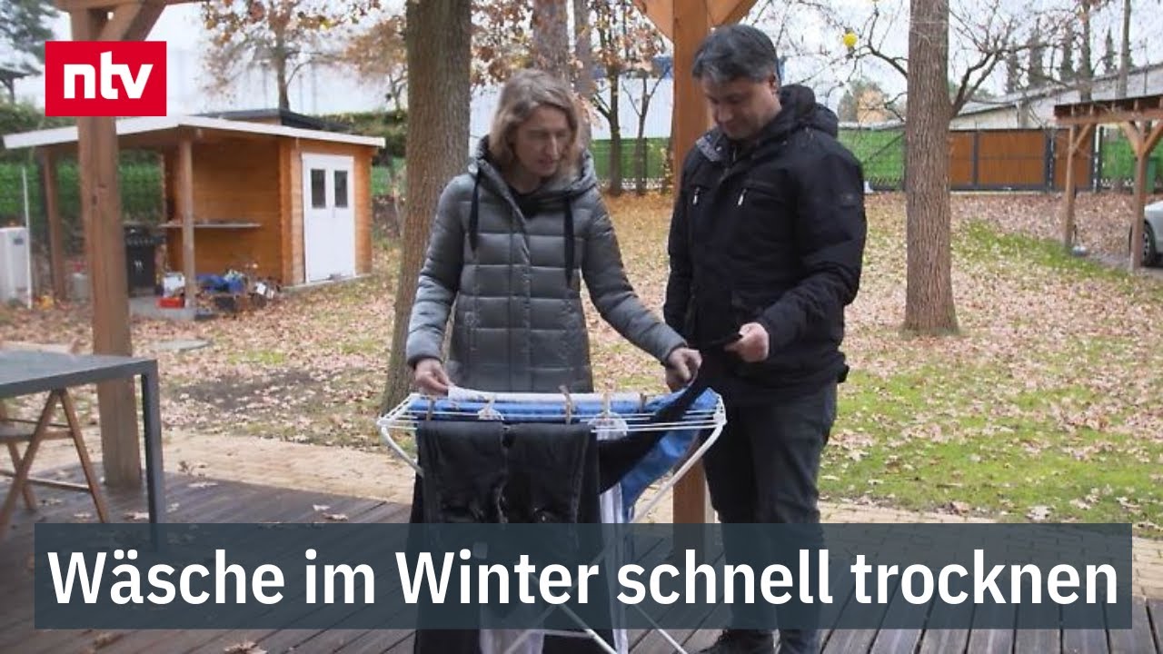 So trocknet Wäsche im Winter am schnellsten | ntv Service
