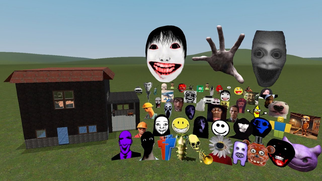Too Much Nextbot And Nico's Nextbots Vs House In Garry's Mod