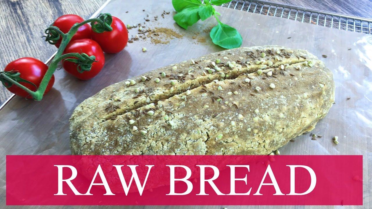 SUPER HEALTHY RAW BREAD - NUT FREE, SALT FREE AND FULL OF FLAVOR