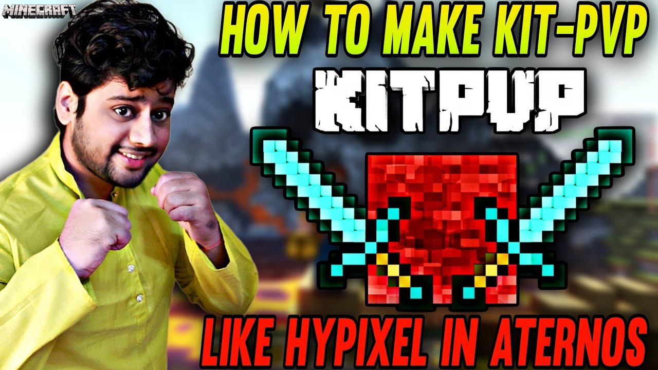 How To Make KitPvP Server Like Hypixel in Aternos | How To Make Kit PvP Server in Aternos