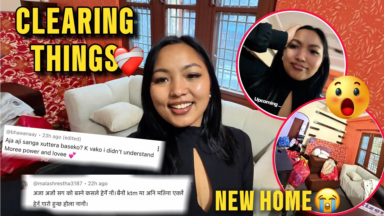DID I LEFT OLD HOUSE?🥹|| MERO NAYA GHAR ESTO CHA HAI 😍*Clearing Things❤️‍🩹*