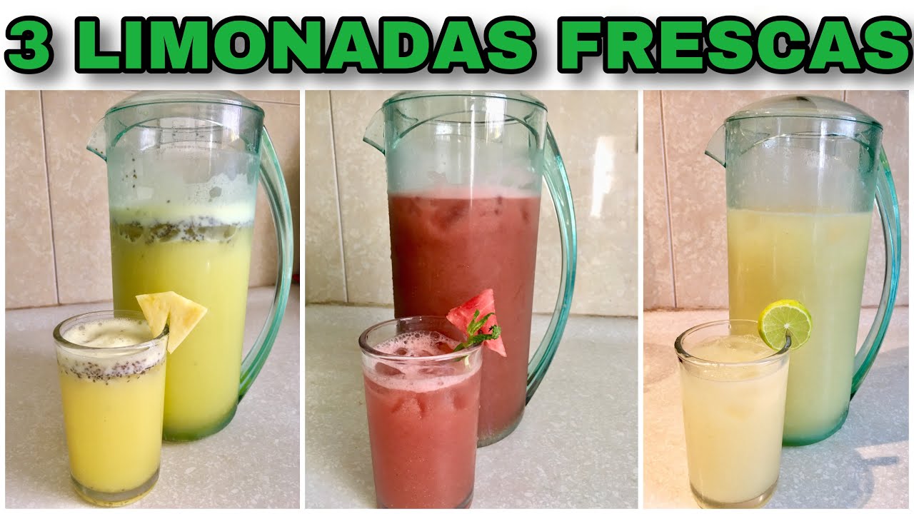 3 LIMONADAS FRESCAS | AGUAS FRESCAS | By Visan