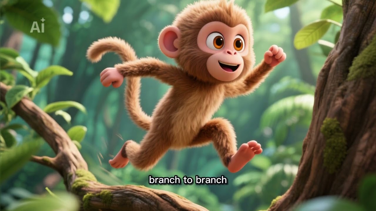 Deep In A Bright Green Jungle Lived A Small, Playful Monkey Named Punch.❤️🐒