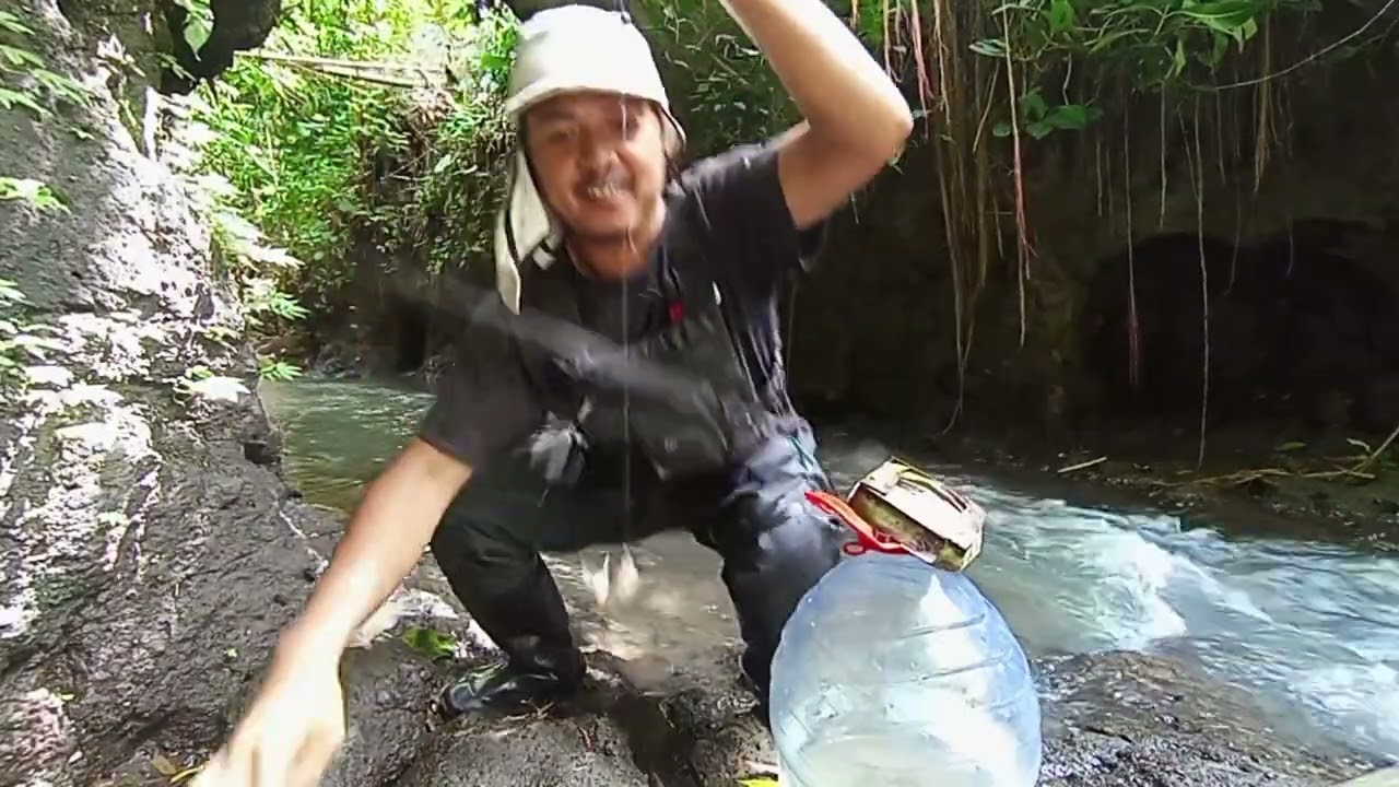 Mencari wader di sungai daerah penebel tabanan, #microfishing #mancingmania #spotwader #umpanjitu