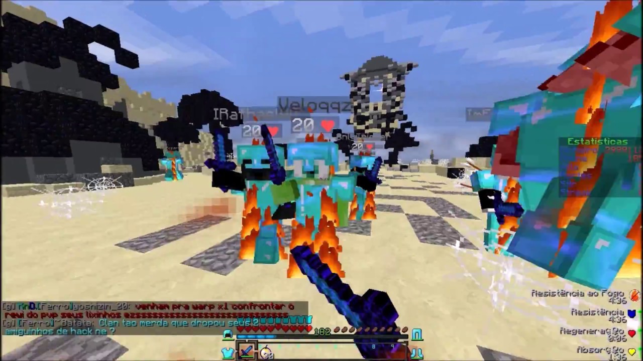 PvP na End, servidor DREAMCRAFT FP1