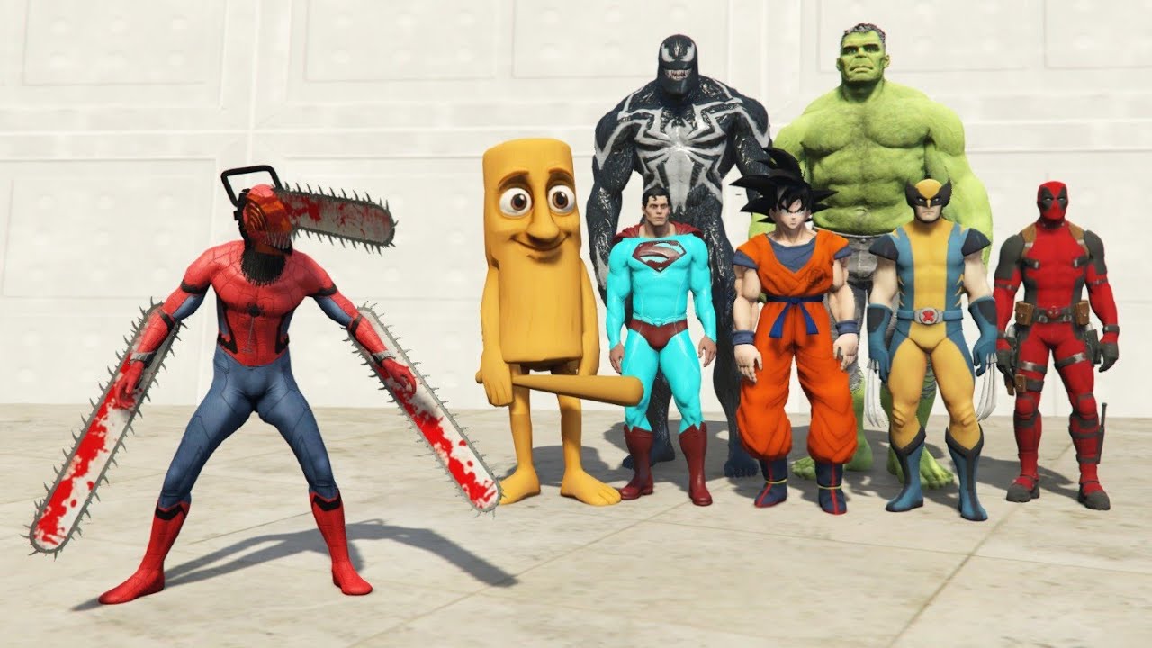 Spider-Man vs Minion in GTA 5 | Nonstop Extreme Ragdoll Fight Gameplay