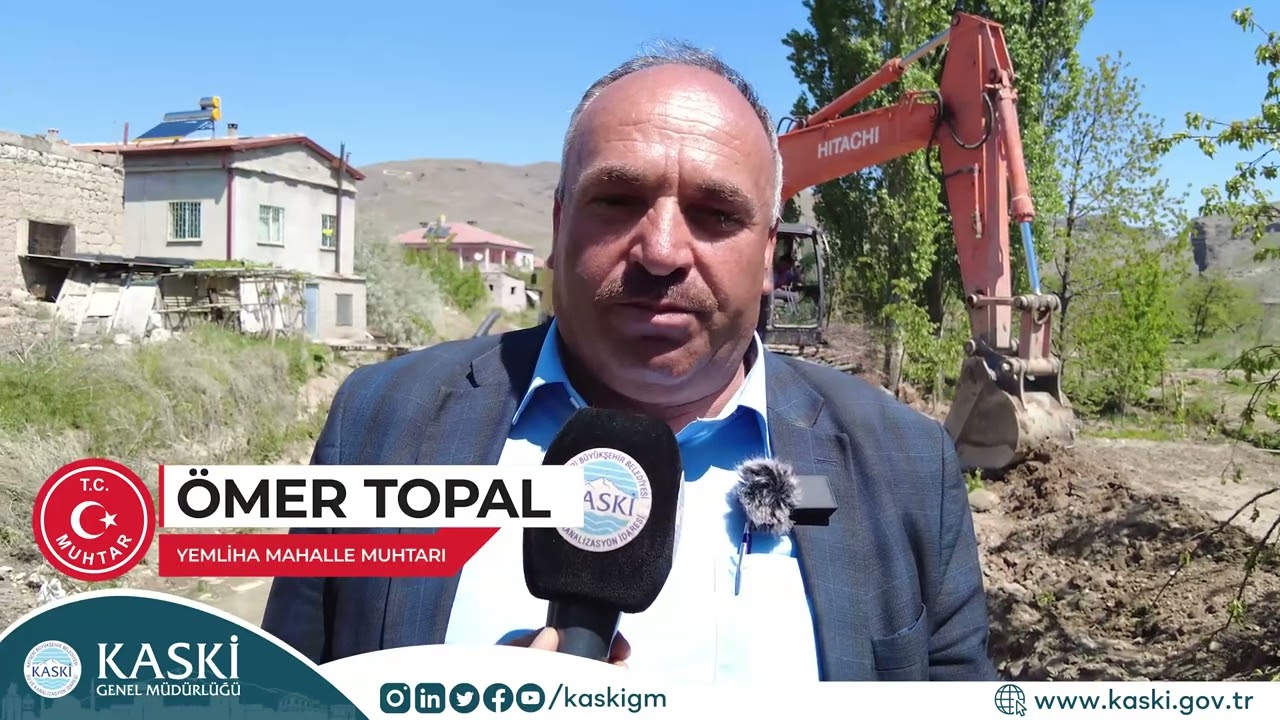 YEMLİHA MAHALLESİ KANALİZASYON KOLEKT&Ouml;R HATTI İMALATI 18 05 2022