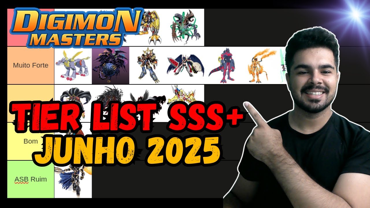 NOVA TIER LIST SSS+ DMO DE JUNHO 2025 PÓS MUDANÇAS  - DIGIMON MASTERS ONLINE