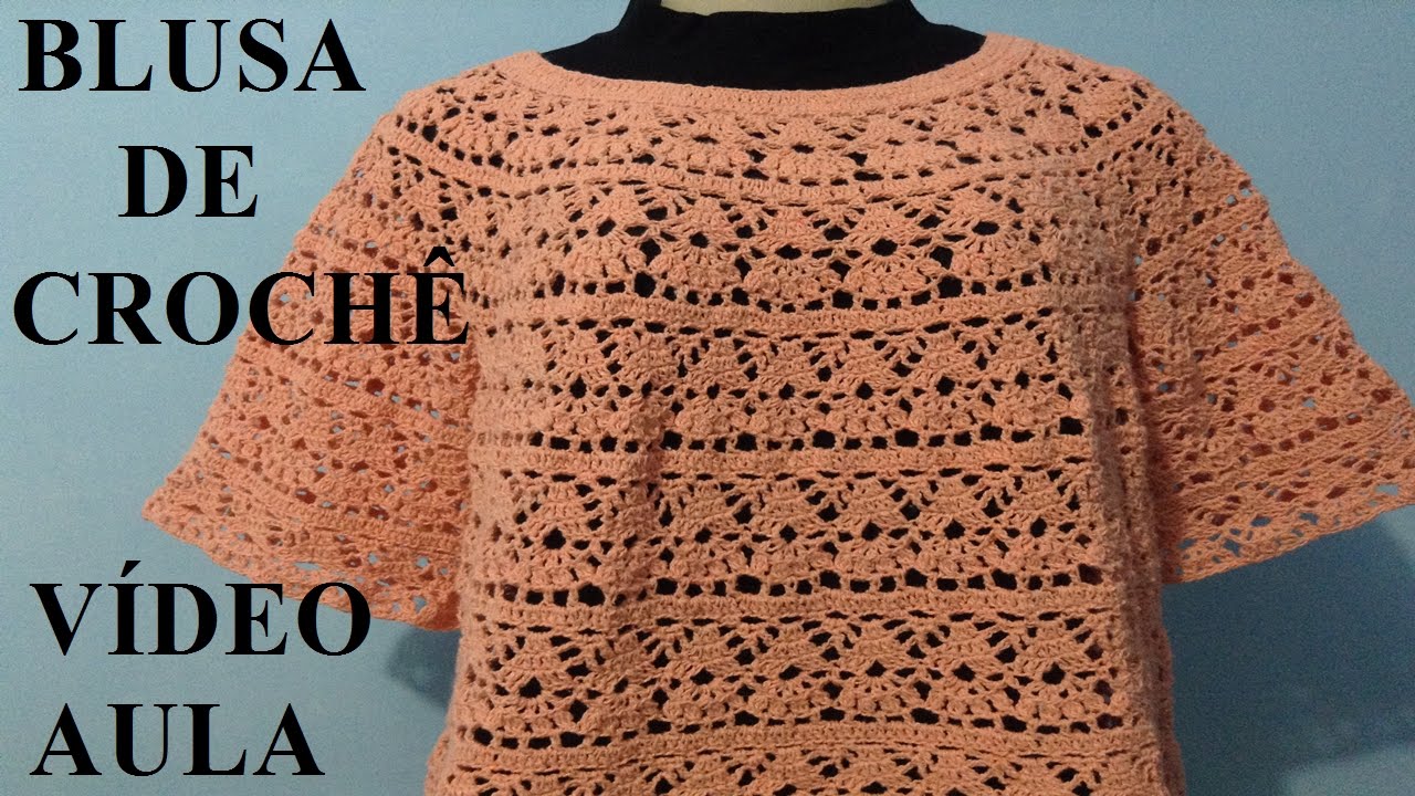 Crochê - Blusa nº 1 #LuizadeLugh
