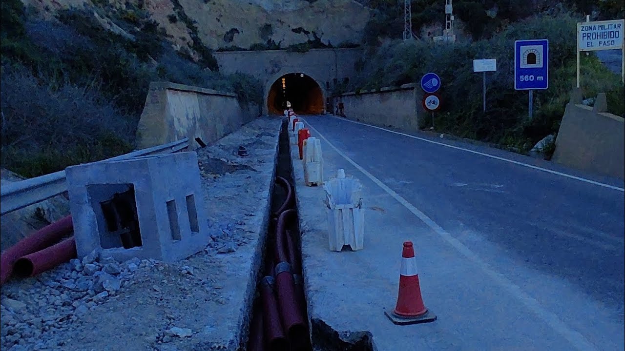 Corte de la carretera de acceso a la Cala Cortina, ambicioso plan de integración Puerto-Ciudad APC⛔️