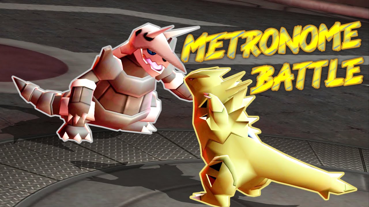 Tyranitar vs Aggron - Pokemon Metronome Battle